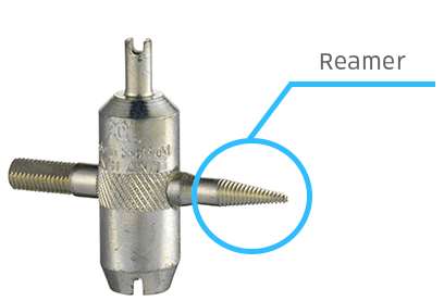 Tyre valve reamer